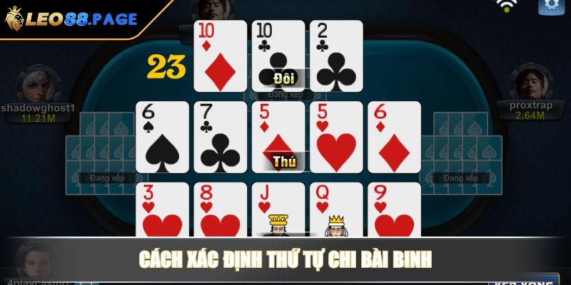 Cách Tính Chi Bài Binh - Nâng Cao Kỹ Năng Chơi Mậu Binh 3 Cách xác định thứ tự chi bài binh