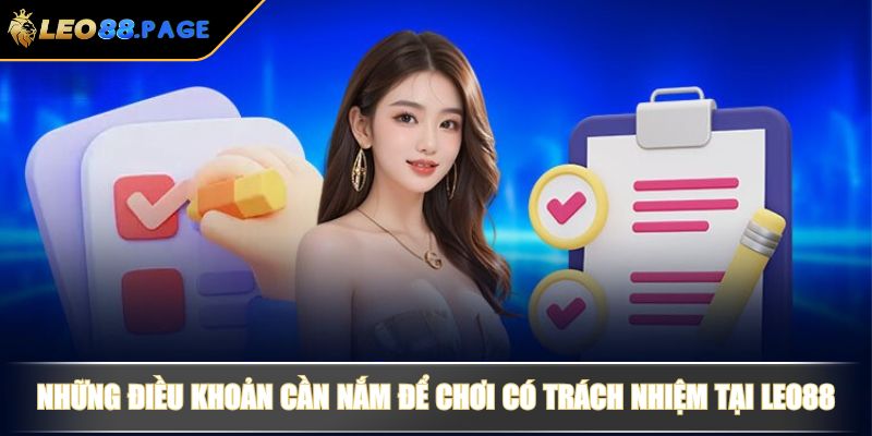 Những điều khoản cần nắm để chơi có trách nhiệm tại LEO88