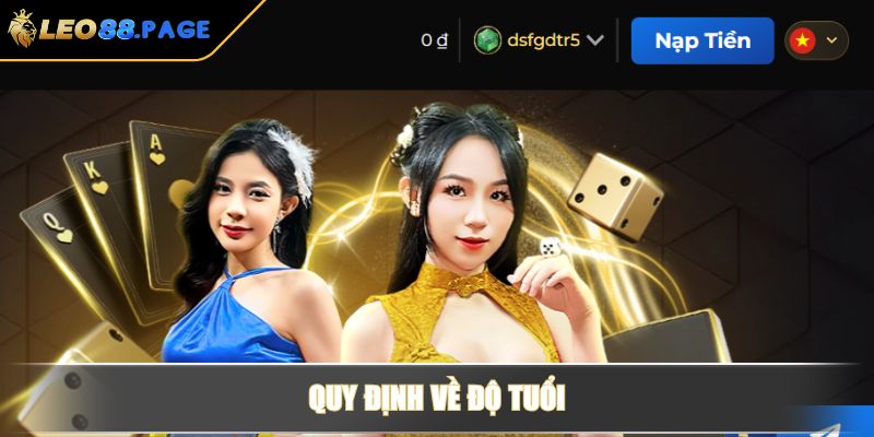 Quy định về độ tuổi