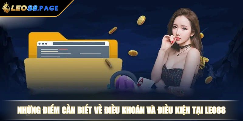 Những điểm cần biết về điều khoản và điều kiện tại LEO88