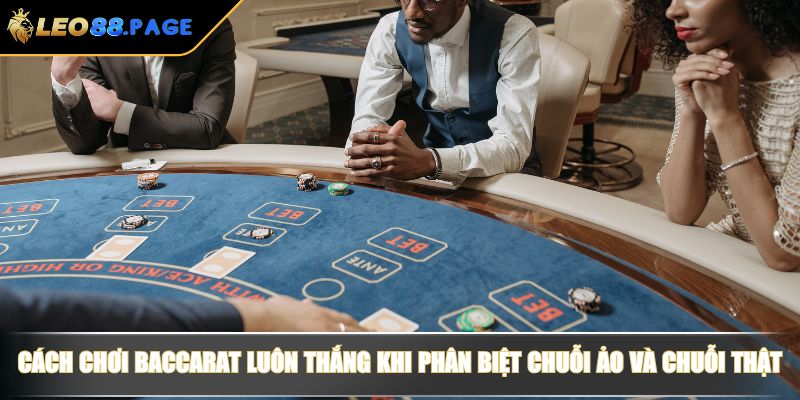 Cách chơi Baccarat luôn thắng khi phân biệt chuỗi ảo và chuỗi thật