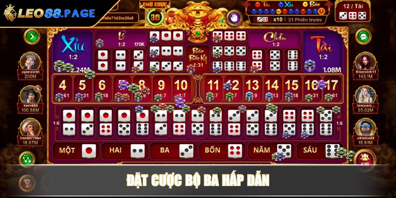 Đặt cược bộ ba hấp dẫn