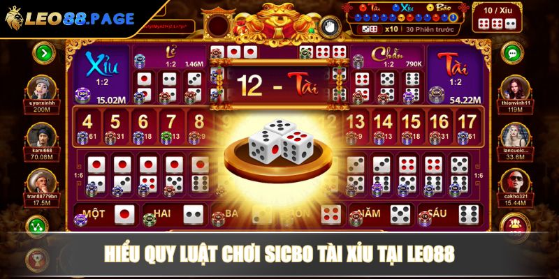 Hiểu quy luật chơi Sicbo Tài Xỉu tại LEO88